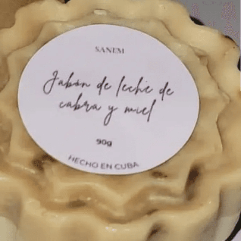 Jabón Miel y Leche de Cabra - Producto de belleza disponible en Matanzas